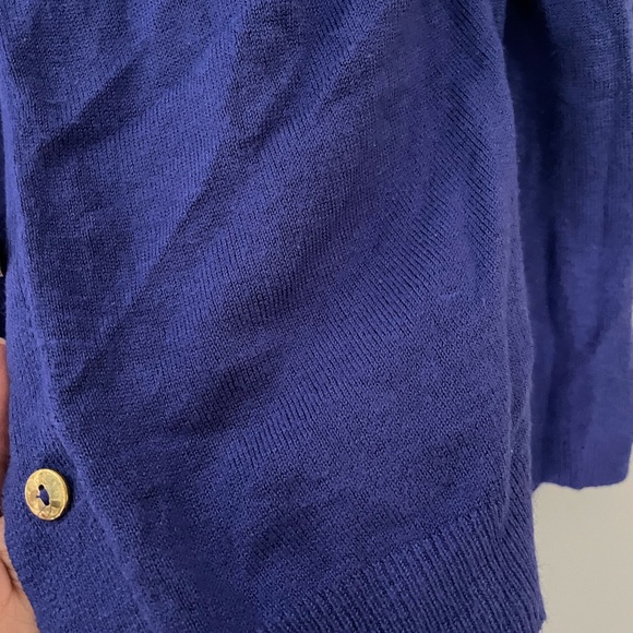George // Royal Blue & Gold Button Cardigan - Picture 3 of 3